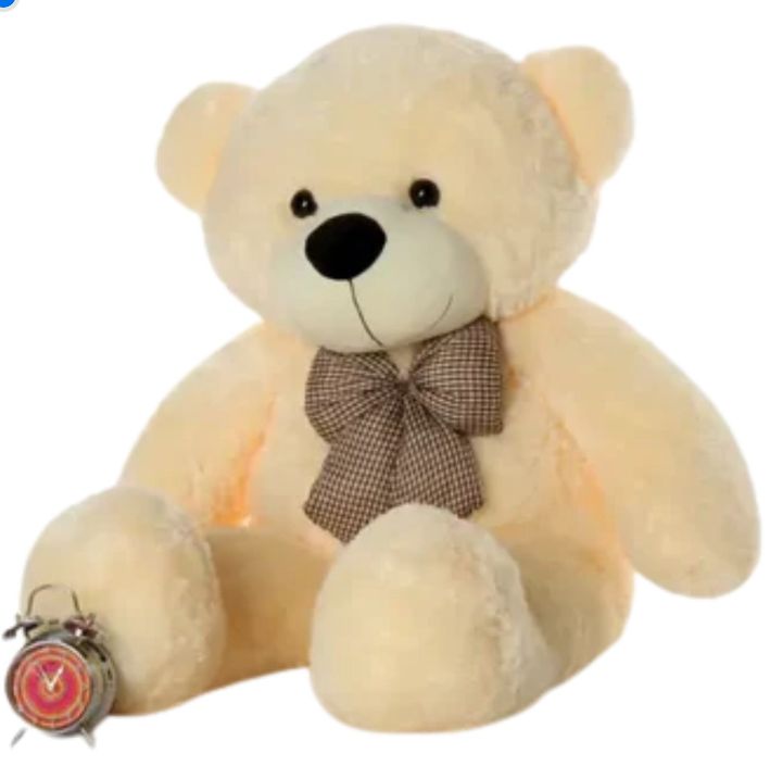 3.2 Feet-Premium-Off-White-Teddy-Bear-Teddy Bears In Pakistan-Soft Plushies In Pakistan