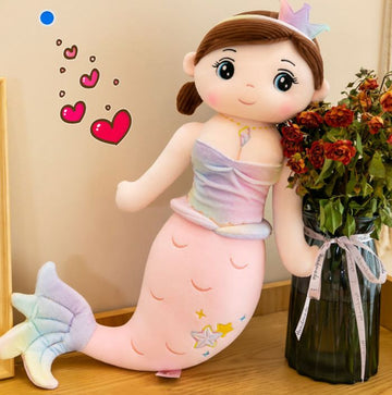 4 Feet Mermaid Plush Toy Huggable Side Pillow-Mermaid Stuff Toy In Pakistan