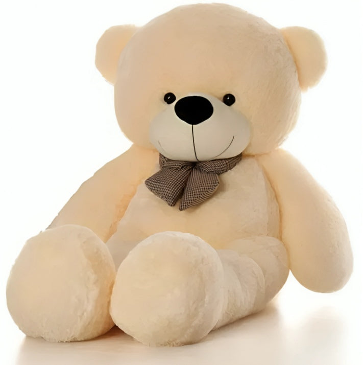 6 Feet Premium Off White Teddy Bear-Big Size Teddy Bears In Pakistan-Cuddly Stuffed Toys