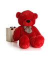 6 Feet Premium Red Teddy Bear-Giant Size Teddy Bear In Pakistan-Cuddly Stuffed Toys