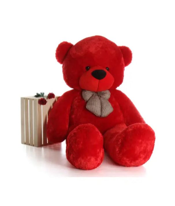 6 Feet Premium Red Teddy Bear-Giant Size Teddy Bear In Pakistan-Cuddly Stuffed Toys