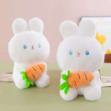 Kawaii Bunny with Carrot stuffed toy
