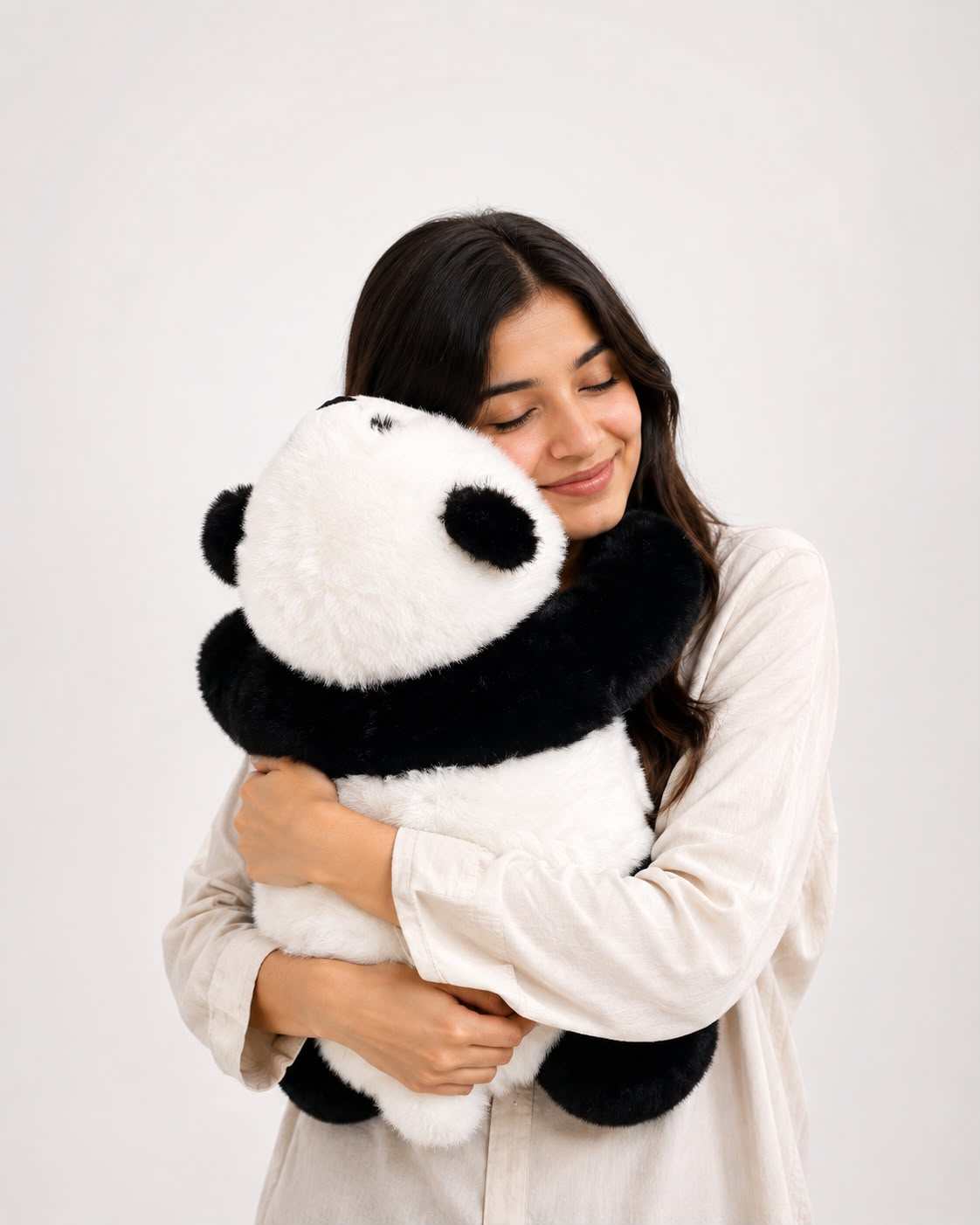 Cute 60cm Huggable Panda stuffed toy premium plush with free delivery in Pakistan at Stuffeez.pk