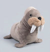 walrus plush toy with soft fur and tusks-stuffeez.pk