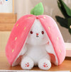 Stawberry Bunny Zip Plushie 35cm-Teddy Bears In Pakistan