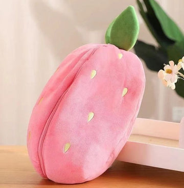 Stawberry Bunny Zip Plushie 35cm-Teddy Bears In Pakistan