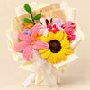 Sunflower & Pink Lily Flower Bouquet for Her in Pakistan at stuffeez.pk