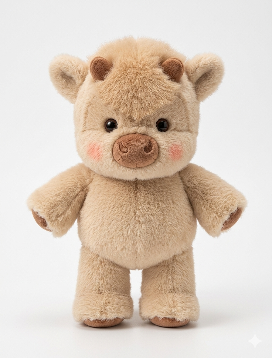 Globally Viral Cow Running Plushie