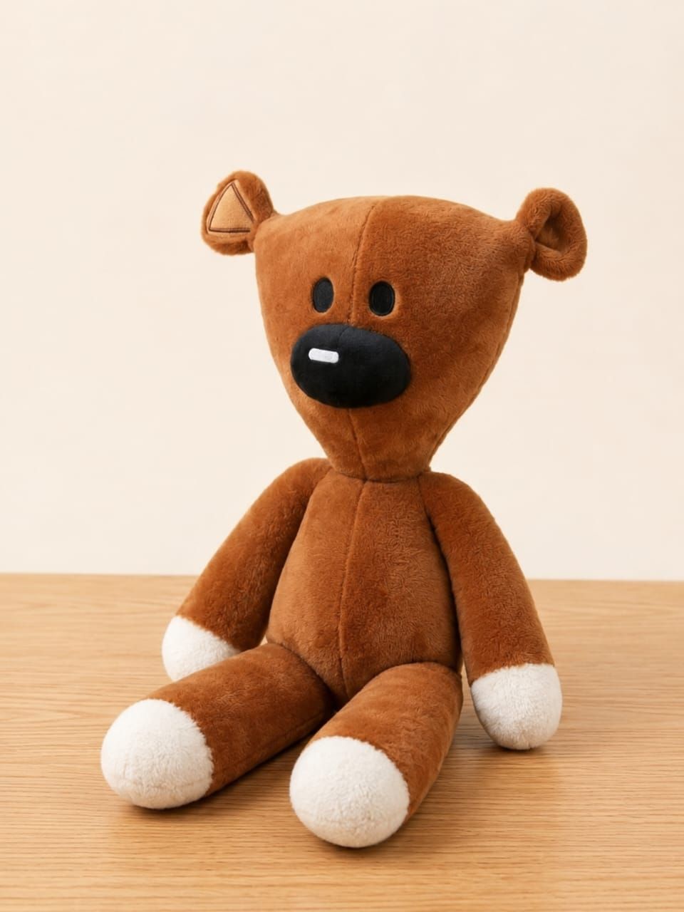 The iconic Mr Bean Teddy By Stuffeez