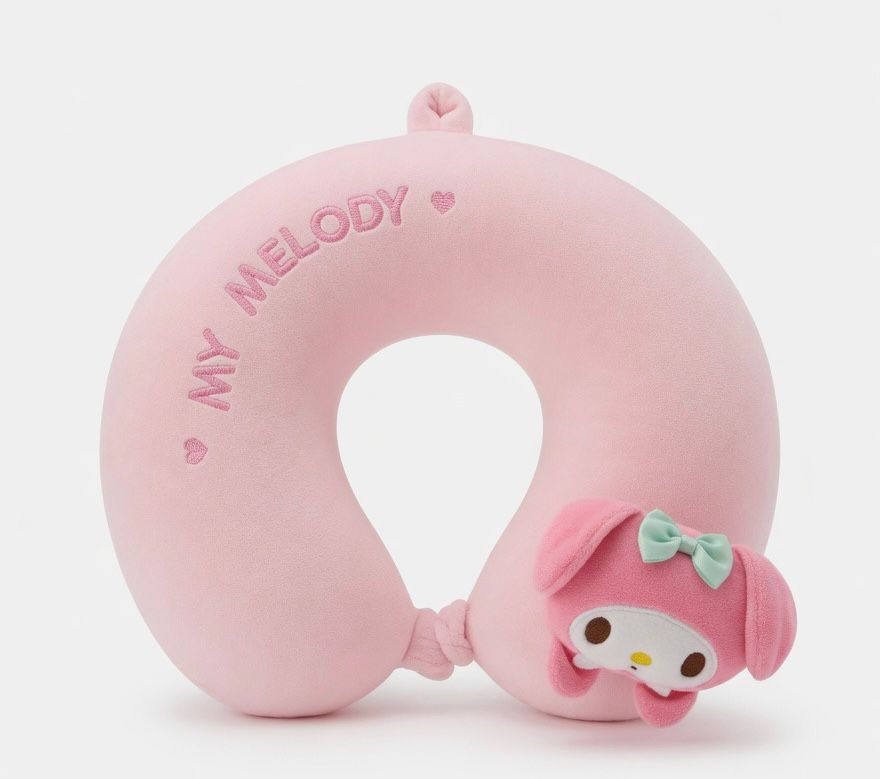 My Melody memory foam neck pillow soft travel cushion from Stuffeez.pk