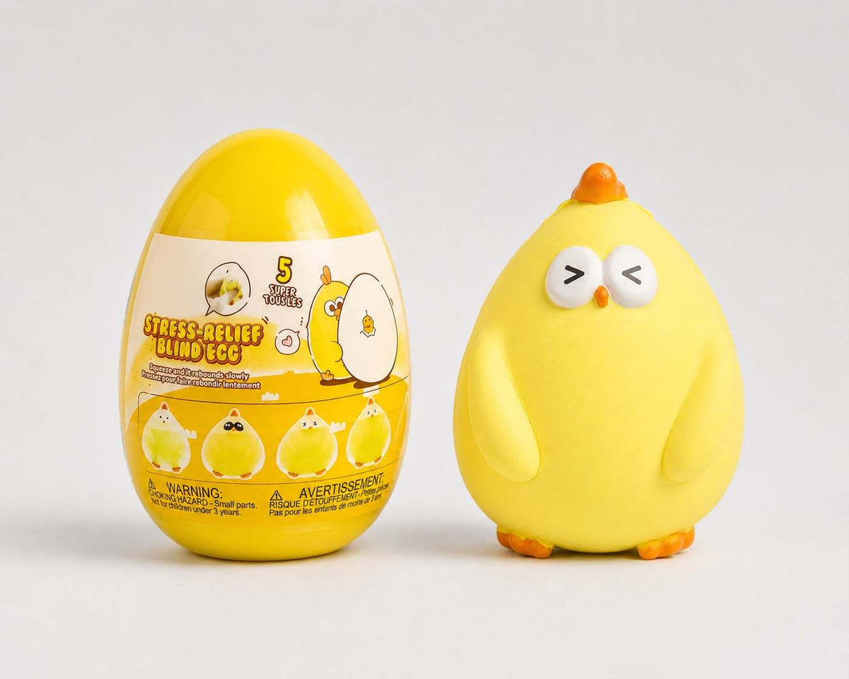 Squeeshy Chicken stress relief toy at Stuffeez.pk