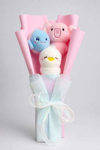 3 in 1 plushie bouquet at stuffeez.pk