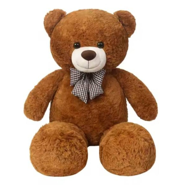 4.5 Feet Extra Premium Dark Brown Teddy Bear-Giant Size Teddy Bears In Pakistan-Cuddly Stuffed Toys