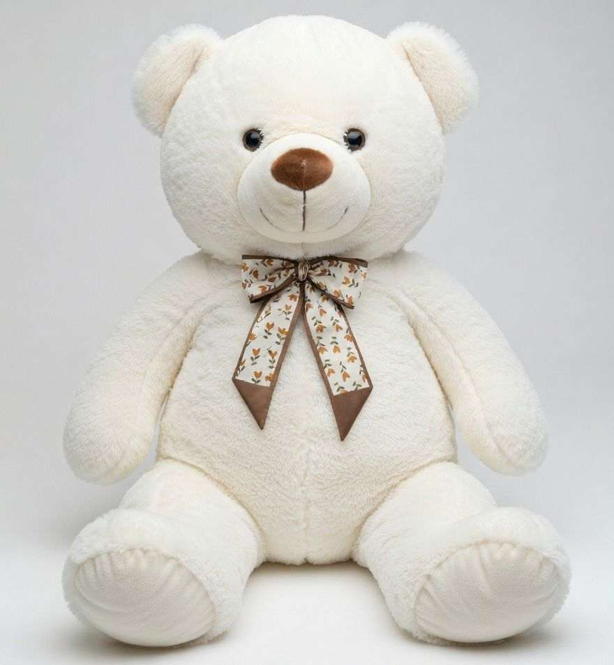 White 4.5 feet Giant teddy bear soft teddy bear in Pakistan by Stuffeez.pk