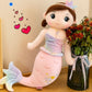 4 Feet Mermaid Plush Toy Huggable Side Pillow-Mermaid Stuff Toy In Pakistan