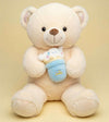 Off white 4 feet giant teddy bear soft plush teddy bear in Pakistan by Stuffeez.pk