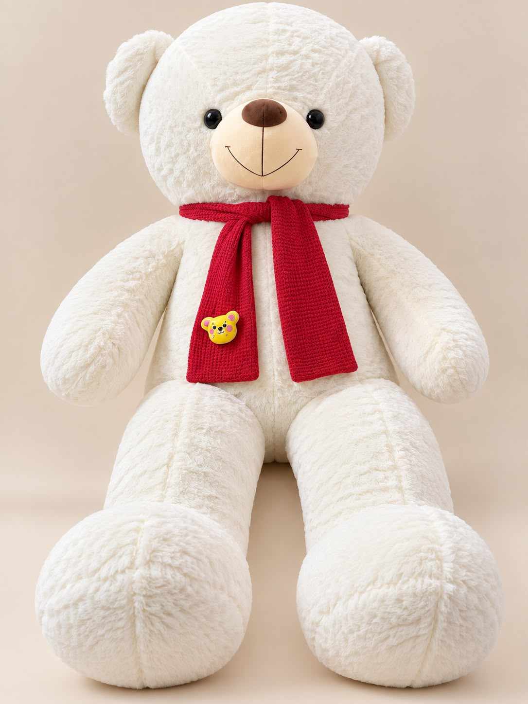 5.5 Feet Extra Premium White Teddy Bear in Pakistan at stuffeez.pk