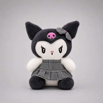 Cute Black Kuromi plushie soft stuffed toy