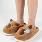 Capybara plush slippers cozy winter house slippers for women in Pakistan by Stuffeez.pk
