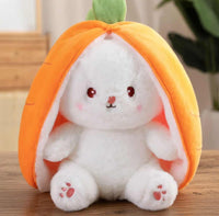 Carrot Bunny Zip Plushie-Premium Plushies in Pakistan