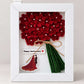 Customized Anniversary Flower Frame with Red Flowers – Personalized Anniversary Gift in Pakistan | Stuffeez.pk