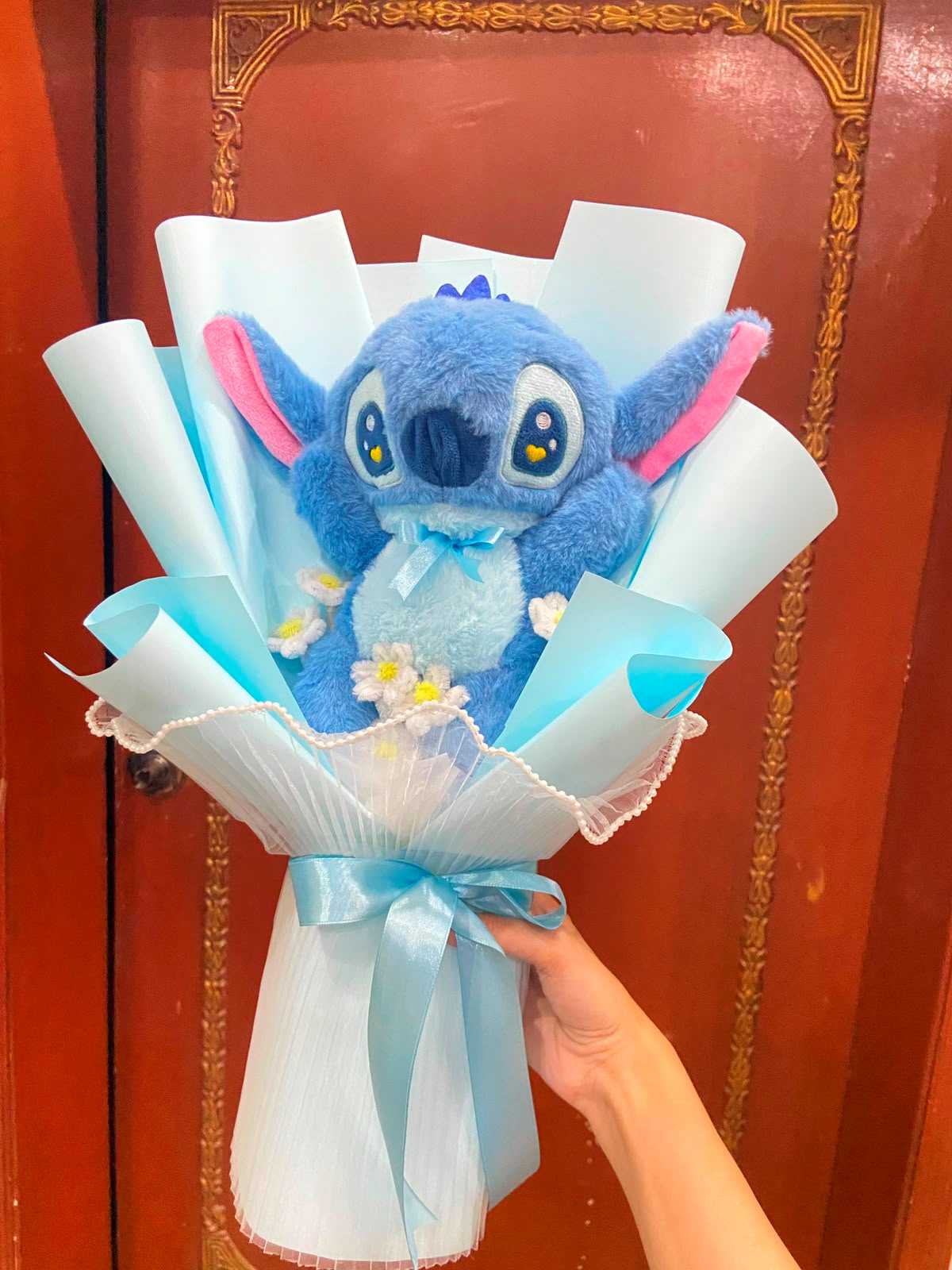 disney stitch floral bouquet