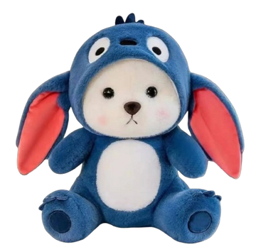 Disney Stitch Hoodie Bear plush toy in Pakistan – ultra-soft premium teddy bear with hoodie design