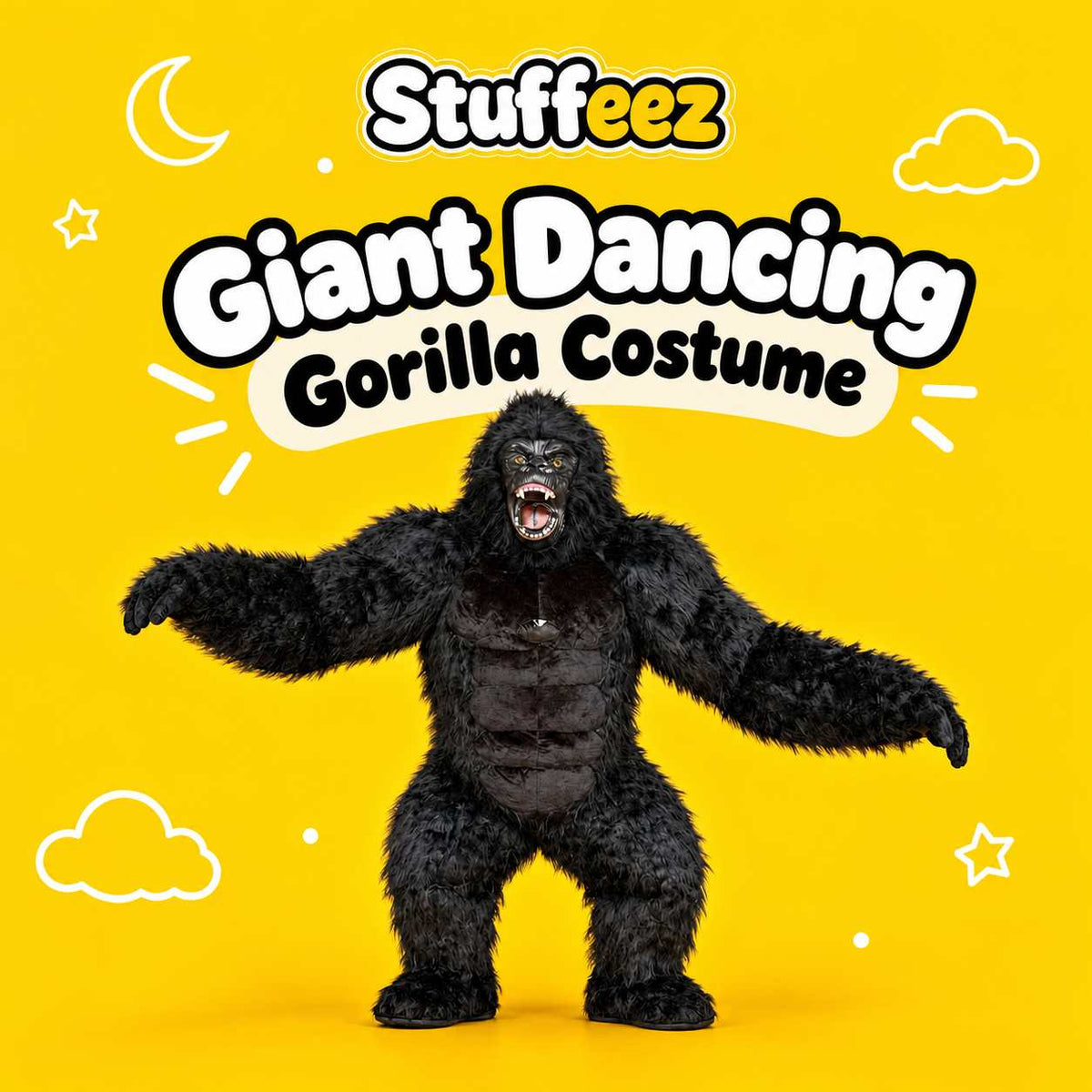 3 Meter Giant Dancing Gorilla Costume at stuffeez.pk