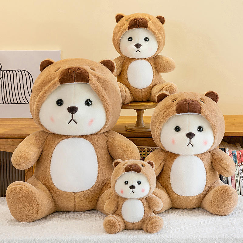 Capybara Hoodie Teddy Bear (Large)