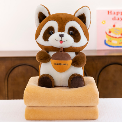 Stuffeez Premium Raccoon Stuffed Toy