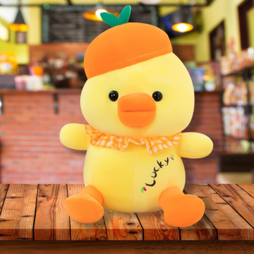 Stuffeez Premium Orange Hat Duck