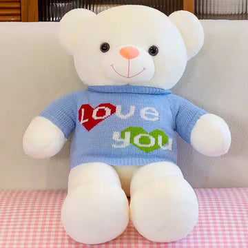 4.5 feet Extra Premium White Teddy bear