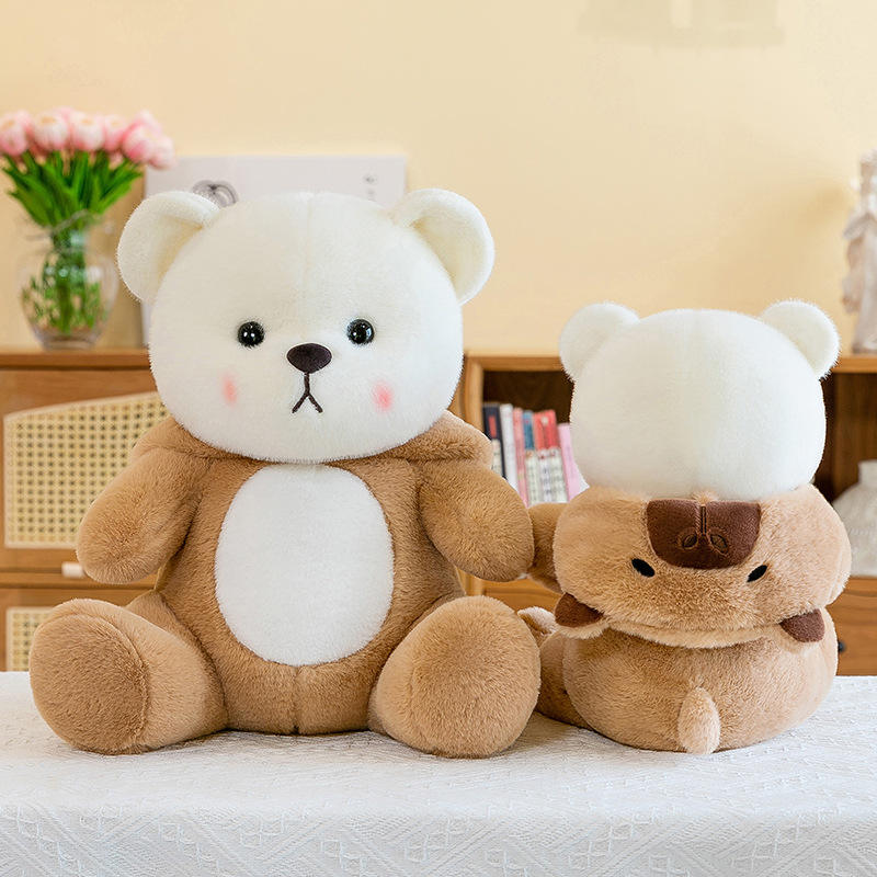 Capybara Hoodie Teddy Bear (Large)