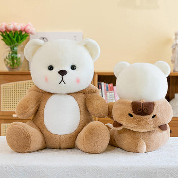 Capybara Hoodie Teddy Bear (Large)