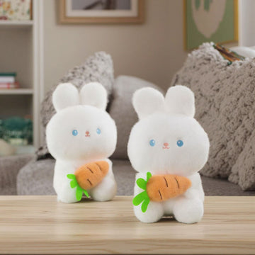 Kawaii Bunny with Carrot stuffed toy