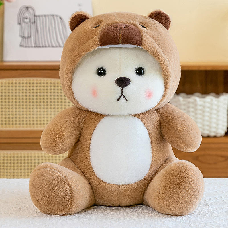Capybara Hoodie Teddy Bear (Large)