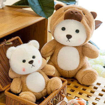 Capybara Hoodie Teddy Bear (Large)