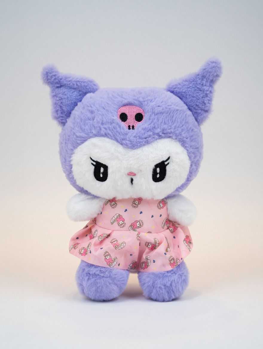 kuromi with frock stuffed toy soft plushie in Pakistan cute Sanrio plush toy premium soft stuffed toy