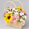 Lily & Sunflower Floral Gift Basket for Her in Pakistan at stuffeez.pk