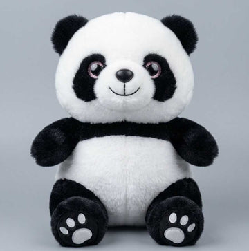 Panda stuffed animal with glitter eyes, soft plush toy in Pakistan by Stuffeez.pk
