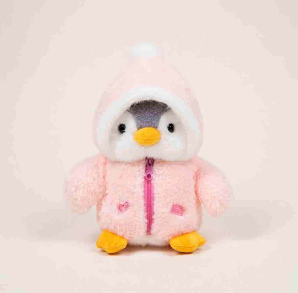 pink penguin hoodie plush toy soft stuffed toy in Pakistan