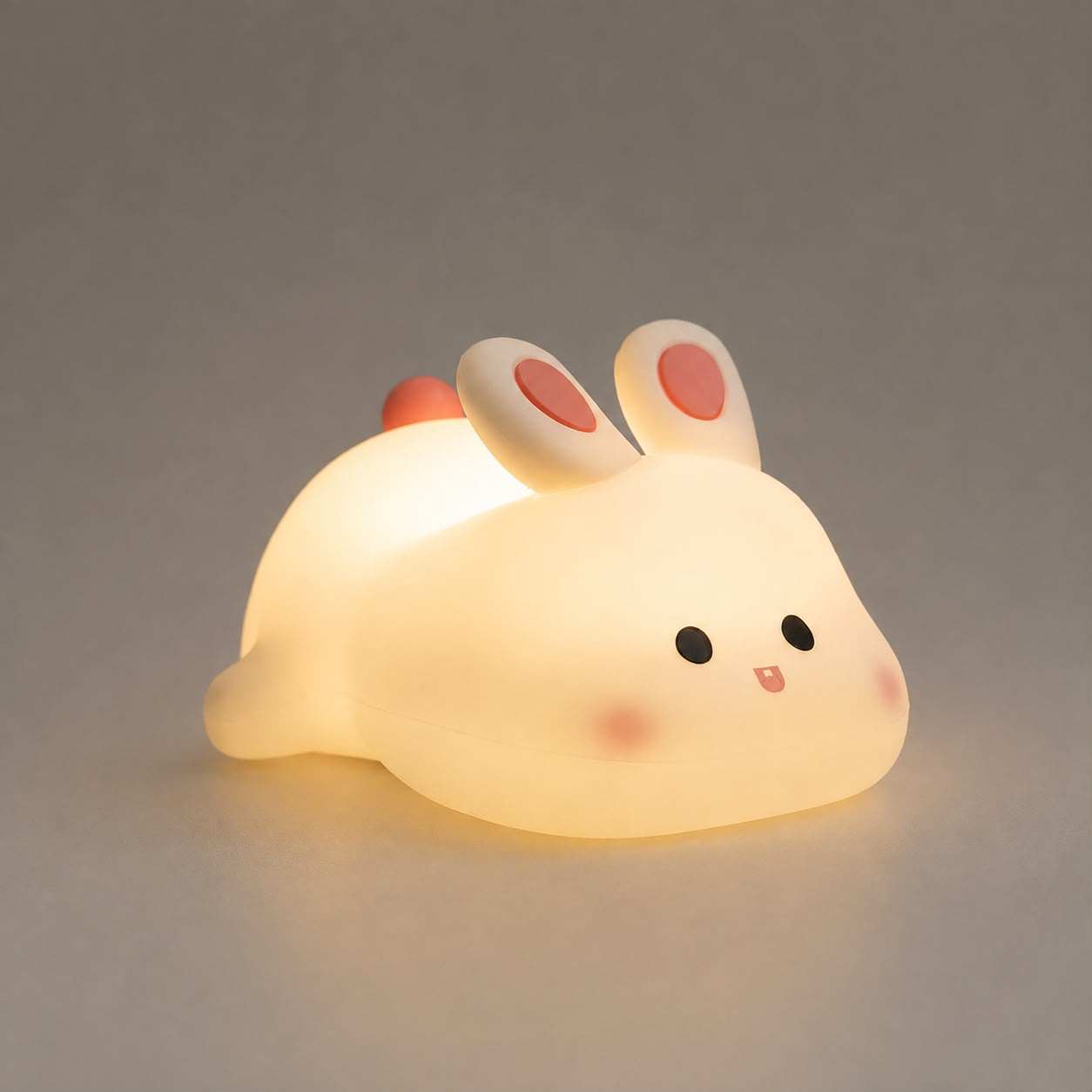 Cute Rabbit Night Light Lamp soft silicone LED lamp