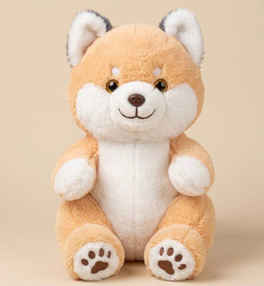 Shiba Inu Stuffed Toy premium quality by Stuffeez.pk