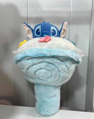 Stitch Blue Plush Flower Bouquet – Cute Stitch Teddy Bear Gift in Pakistan | Stuffeez.pk