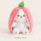 Strawberry Bunny Zip Plushie-Stuffed Toy In Pakistan