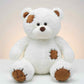 Stuffeez white patch teddy bear soft premium plush stuffed toy in Pakistan