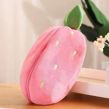 Strawberry bunny zip plushie 35 cm