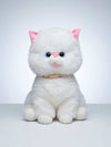 white cat plush toy soft stuffed animal plushie in Pakistan cute cat stuffed toy premium quality white cat plush