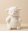 Cozy Sleepy Lamb stuffed toy soft plush.