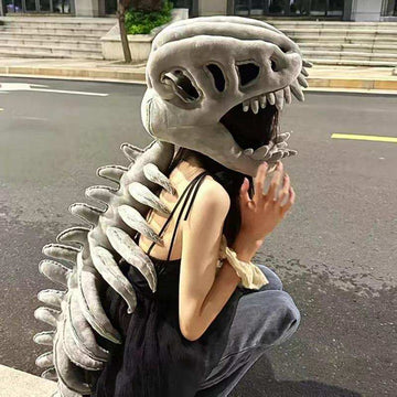 4 Feet Dino Wearable Skeleton Plush Toy Costume
